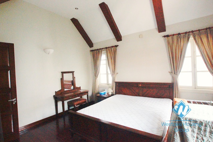 Nice and bright house for rent in Tay Ho area, Ha Noi